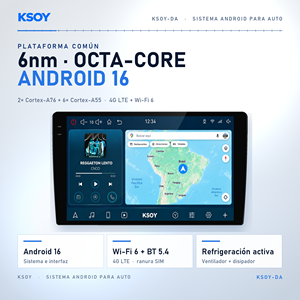 Autoradio avec écran multimédia 9 pouces, autoradio Android, autoradio stéréo, lecteur <span class=keywords><strong>DVD</strong></span> universel pour voiture - Product Image 2