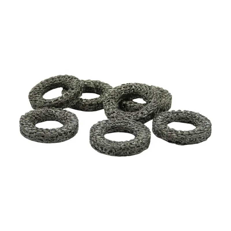304 mufflers compressed knitted wire mesh washer ring