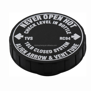 Tapa <span class=keywords><strong>de</strong></span> <span class=keywords><strong>radiador</strong></span> <span class=keywords><strong>de</strong></span> acero inoxidable plateado 25060216 3781830 5191233AA 55116897AA para Chrysler Jeep Fiat - Product Image 2