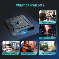 X96 M200 Android 14 TV Box 4GB 64GB 4K WiFi Dual Smart Set Top Box Decodificación AV1 HDR10 + Gigabit LAN Listo para Enviar