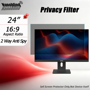 ฟิล์มกรองหน้าจอป้องกันการมองเห็น สำหรับ <span class=keywords><strong>Lenovo</strong></span> 24 นิ้ว 16:9 ป้องกันแสงสะท้อน ลดแสงสีฟ้า ฟิล์มแบบถอดได้เพื่อความปลอดภัยของข้อมูล - Product Image 1