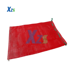 Màu Đỏ 50Cm X 80Cm 30Kg Hành Tây Bao/Túi Với Màu Xanh Lá Cây Hoặc Màu Đen Dây Rút Cho Khoai Tây - Product Image 2