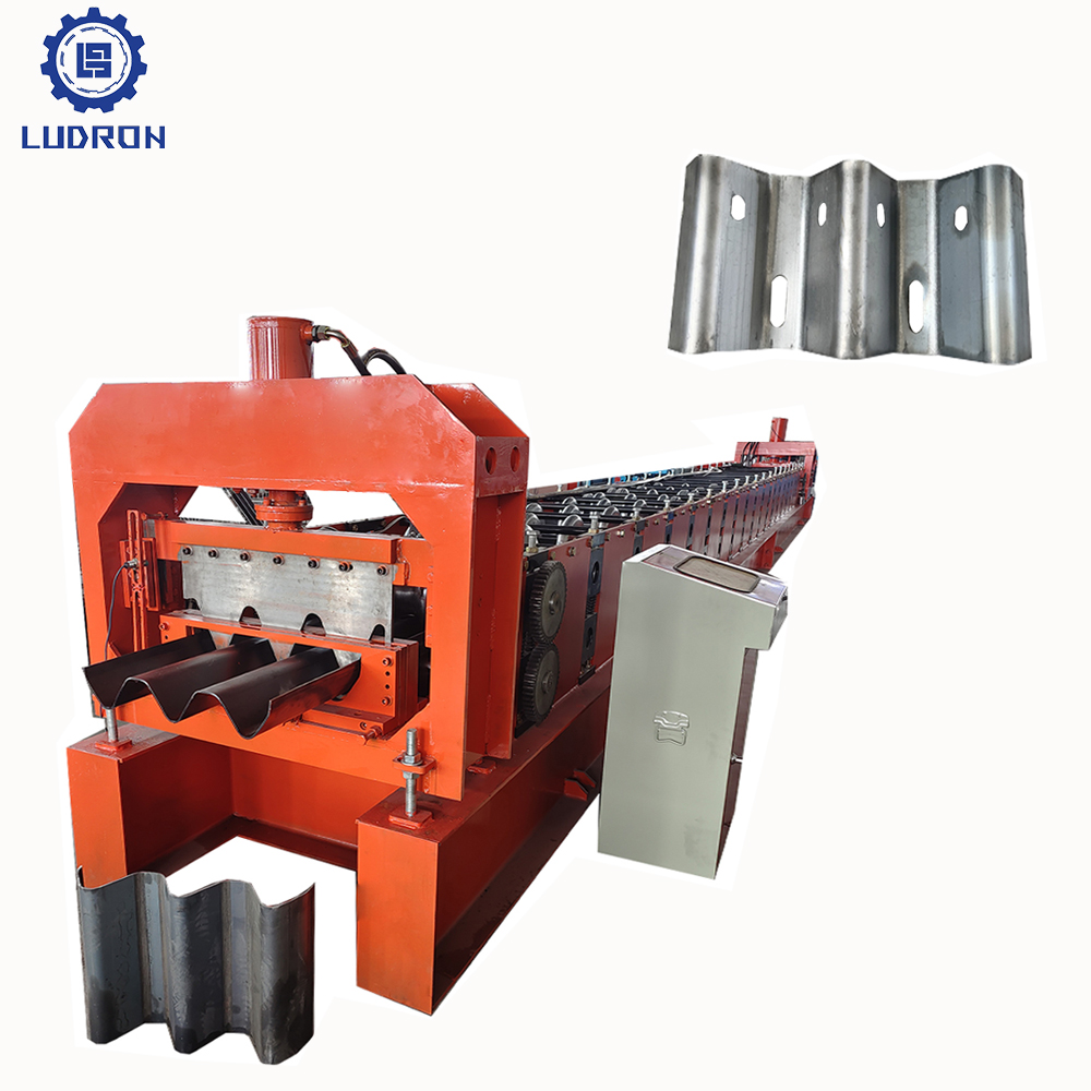 Building Material Machinery W Beam Safety Highway Guardrail/barrier Galvanized Expressway Guard Rail Roll Forming Machine