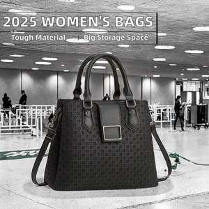 Bolsa de mensajero de lona personalizada para venta al por mayor, bandolera única para mujer - Product Image 3