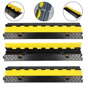 Rubber Cable Protector New Design Channel Rubber Cable Bridge Ramp Protector Outdoor Event Rubber Cable Protector Cable Ramp