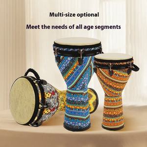 Tambor de mano <span class=keywords><strong>Djembe</strong></span> profesional de 12 pulgadas, carcasa de fibra de carbono, cabeza de piel de cabra genuina para graves resonantes profundos y tonos nítidos - Product Image 5