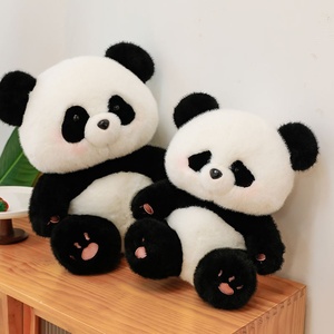 Black and White Cat-shaped Plush <b>Toy</b>, Cute Black and White cat Pillow Ornament, Suitable for Home Decoration, Festival Gift - Product Image 3