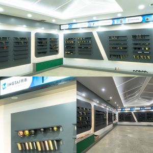 Braket braket dinding logam, besi Floating dekorasi sudut untuk lemari TV furnitur - Product Image 5