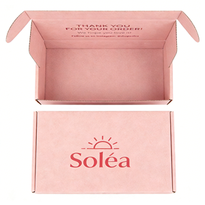 Caja de Envío para Ropa, Embalaje Personalizado para Comercio Electrónico, Caja de Cartón Corrugado Tipo E con Tapa Superior, Fabricante Personalizado - Product Image 3