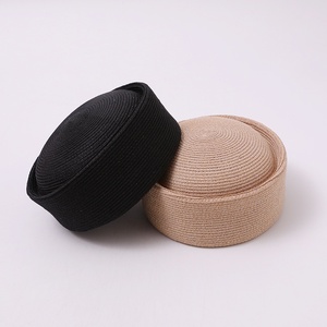 Nouvelle Arrivée 2026 – Chapeau Béret en Paille Tressée d'Été, Chapeau de Peintre Tendance, Chapeau de Marin pour <span class=keywords><strong>Femme</strong></span>, Chapeau Pillbox Style Japonais - Product Image 3
