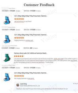 Marteau de forgeage pneumatique C41 25 kg, moteur à air comprimé, 220/380 V, 2,2 kW - Product Image 6