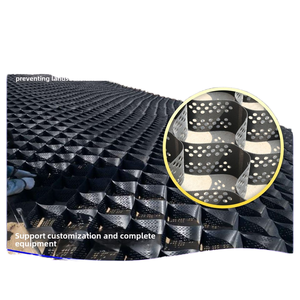 شبكة الشركة المصنعة ثلاثية الأبعاد Geocells قرص العسل للطرق الخارجية والسكك الحديدية الحفاظ على المياه المنحدر التعزيز - Product Image 1