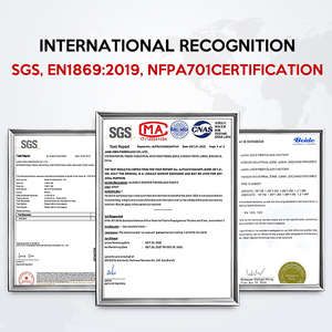 1m * 1M chống cháy khẩn cấp nhà an toàn en1869 sợi thủy tinh cháy chăn cho nhà bếp - Product Image 2