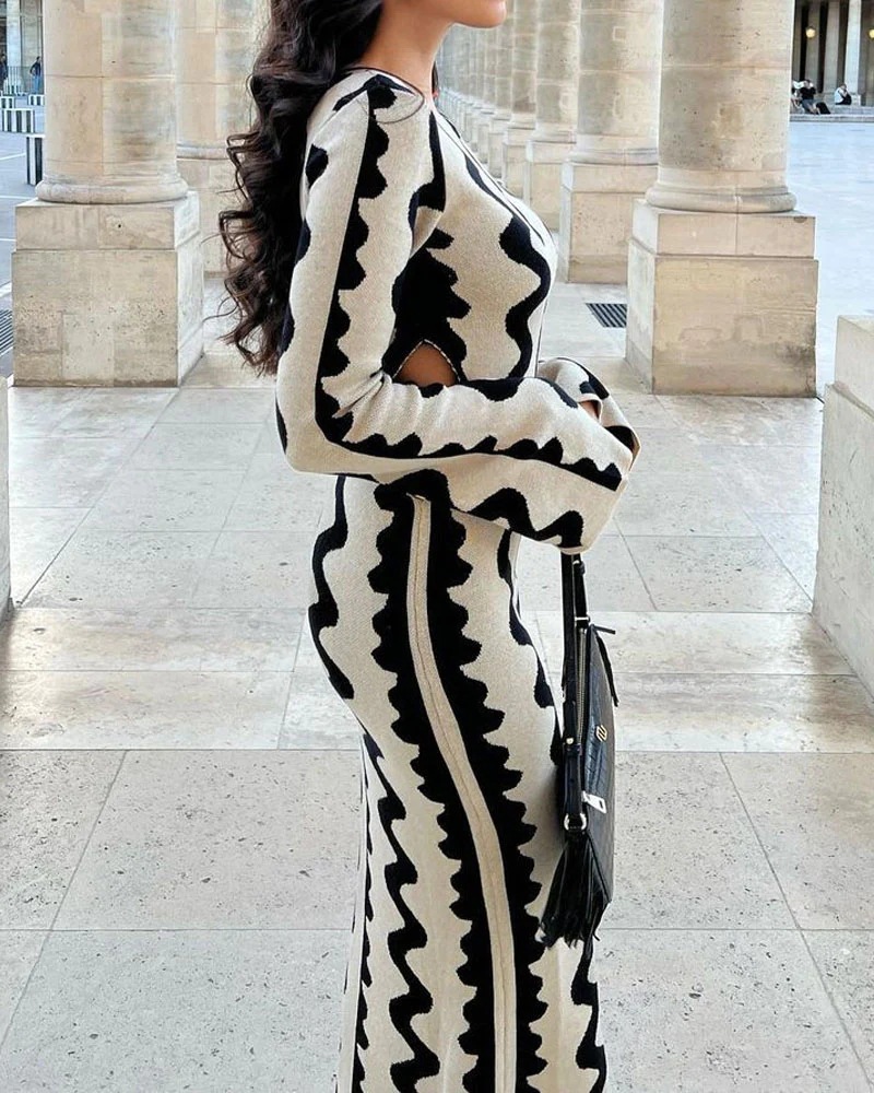 chinese dress ladies Zigzag Monte Carlo Maxi Dress main image 0