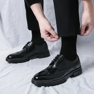 Chaussures habillées pour hommes en cuir synthétique, baskets décontractées de luxe, nouvelle tendance, mocassins de loisirs, chaussures de <span class=keywords><strong>mariage</strong></span> et de bureau - Product Image 5