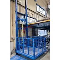 Ascenseur de charge d'entrepôt d'ascenseur de cargaison de 1 tonne 500kg plate-forme de levage hydraulique de marchandises