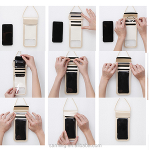 Pochette de téléphone étanche universelle en TPU, étui étanche pour téléphone portable, sac sec pour iPhone 14 avec lanière, vente populaire - Product Image 2