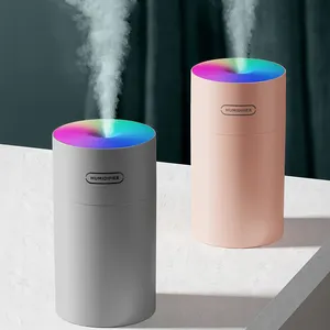 एलईडी रंगीन कप मिनी पानी विसारक यूएसबी हवा Humidifier अल्ट्रासोनिक शांत धुंध निर्माता Fogger कार Humidificador