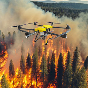 Drone Joyance Haute Sécurité Grande Charge Utile de Lutte Contre les Incendies, Équipement de Sauvetage Très Vendu pour Feux de Forêt et Pulvérisateurs Agricoles - Product Image 1