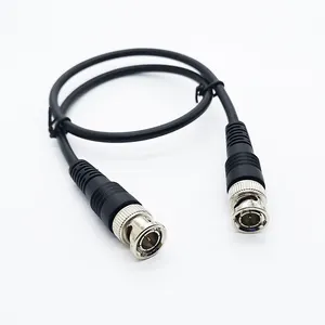 Coaxial Bnc Cable Custom 2 15 25 50FT CCTV BNC Male To Male Extension Video RG58 RG174 Coaxial Cable BNC To BNC Cable