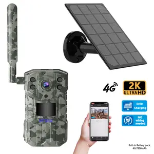 Observer la faune Intelligent Solar Energy Hunting & Trail mini caméra de chasse solaire 4G