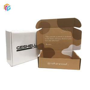 Caja de correo postal de embalaje de papel de tamaño personalizado Caja de papel Kraft rígido grueso Cajas de correo corrugado - Product Image 3