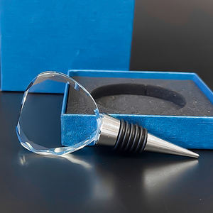 Tapón de Botella de Vino de Cristal en Forma de Corazón en Blanco al por Mayor con Grabado Láser 3D Personalizable, Regalo Ecológico - Product Image 2