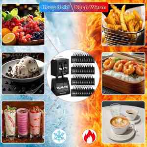 Sac isotherme personnalisé en non-tissé pour livraison de boissons chaudes et froides, café, et plats à emporter pour restaurants - Product Image 6