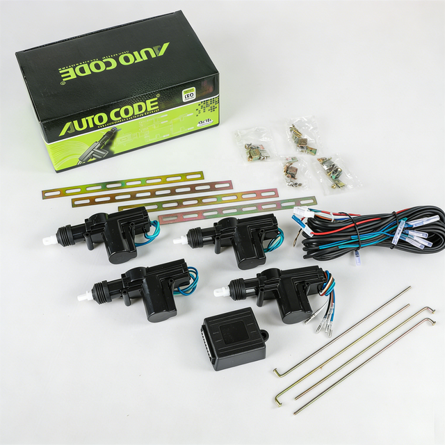Car Door Lock System Locking Kit Universal Central Door Locking With 4 Door Lock Actuators
