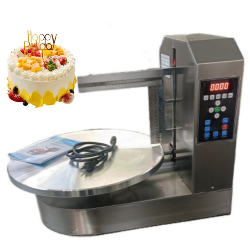 Superior Quality Electric Cake Creamer Icing Machine Small Baking Equipment for Cake Coating Smearing for Bakeries Restaurants