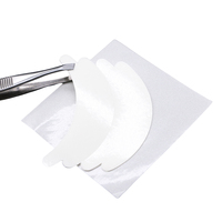 2025 usine OEM micromousse mince cils patchs coton coussinets pour les yeux pour cils greffage Anti-fuite adhésif masques pour les yeux