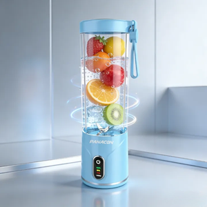 BPA Free Heavy Duty Portable USB Rechargeable 2000mAh Leak Proof Blender Ice Smoothies <b>Maker</b> One <b>Button</b> Turbo Mode - Product Image 5