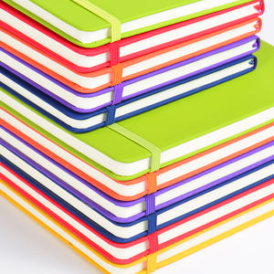 Достаточный запас, размеры A4/A5/A6, оптовая продажа смешанных цветов, дизайн в стиле «Инс», записная книжка с ремешком, высококачественные пустые страницы, легко рвутся - Product Image 5