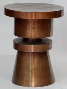 Customized High Quality Indoor/Outdoor Aluminum Metal <b>Stool</b> with Unique Modern Design for Home Living Room Kitchen Decoration - Product Image 4