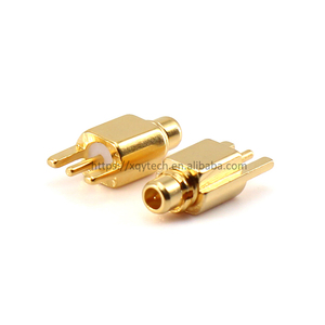 XINQY XQY-MMCXJEF-TB MMCX オス型 PCB実装 RFコネクタ <span class=keywords><strong>2</strong></span>ピン 金メッキ アンテナ同軸コネクタ メーカー供給 - Product Image 1