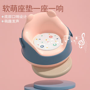 Chaise haute bébé avec sonnette, rose et jaune, design modulaire, pour enfants de 0 à 6 ans, usage domestique, en polypropylène (PP) - Product Image 5