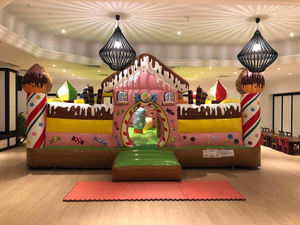 Thương mại Inflatable kẹo nhà sân chơi nhảy lâu đài Inflatable kẹo Inflatable lâu đài <span class=keywords><strong>bouncy</strong></span> - Product Image 6