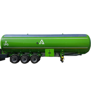 Semi-remorque de transport de GPL de 60 m3, capacité de 28,5 tonnes, citerne à gaz de pétrole liquéfié certifiée ASME AD2000, camion de livraison - Product Image 1