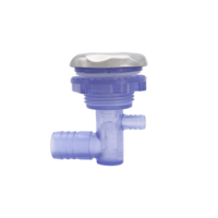 Pièces de spa hydromassant HT-B278, jets de spa à double rotation avec éclairage LED de 2-1/4 pouces, 120 jets, commande GECKO, design traditionnel, matériau PVC