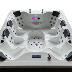 Jacuzzi Exterior para 6-8 Personas, Bañera de Hidromasaje Grande para Exteriores, Oferta Especial - Product Image 3