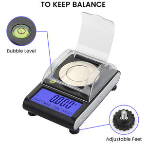 Balanza Gramera 전자 무게 균형 보석 장비 가장 큰 패자 기계 규모 0.001 골드 보석 규모 배터리 - Product Image 5
