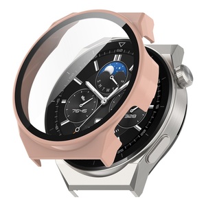 Protecteur d'écran complet pour <span class=keywords><strong>Huawei</strong></span> Watch <span class=keywords><strong>GT3</strong></span> Pro 46mm PC + verre trempé étui de protection pour montre - Product Image 2