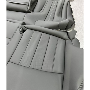 Full Set Waterproof Seat Cover <strong>White</strong> Nappa <strong>Leather</strong> Original Customized Seat Cover for bmw - Product Image 6