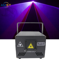 Lumière laser DJ RGBW 3W avec contrôle automatique/par voix DMX512, scan de motifs colorés pour équipement d'éclairage de scène disco professionnel