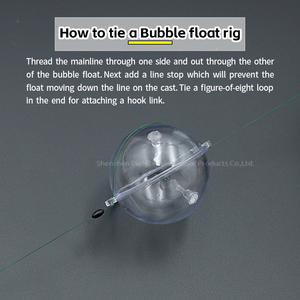 Flotador de Pesca Transparente en Forma de Bola de 32mm/40mm/47mm, Ideal para Cebo Flotante - Product Image 6