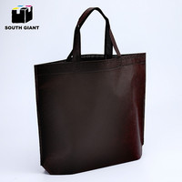 Sac promotionnel personnalisé en non-tissé robuste avec logo, design pliable pour événements d'entreprise