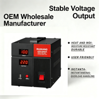 Offre Spéciale – Stabilisateur de Tension Automatique Type Relais 500VA/1000VA/1500VA/2000VA/3000VA/5000VA – Entrée 100-260VA – Pour les Marchés Africains