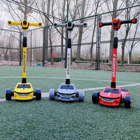 Trottinettes pliantes pour enfants avec musique et lumière, design voiture, vente en gros d'usine, pour 2-10 ans