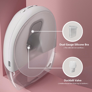 Extractor de leche eléctrico de silicona portátil de una sola etapa de alto grado manos libres para una lactancia conveniente - Product Image 5