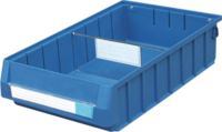 E901041 Boîte en plastique rétractable bleue empilable anti-corrosion à prix compétitif pour l'usine